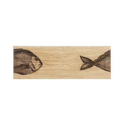 Eiche Fisch Mittlere Servierplatte von Scottish Made