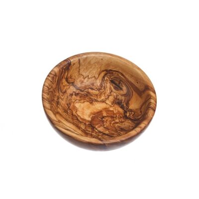 Piatto rotondo in legno d'ulivo - 13 cm