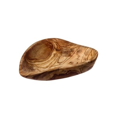 Piatto da portata in legno d'ulivo a forma di cuore