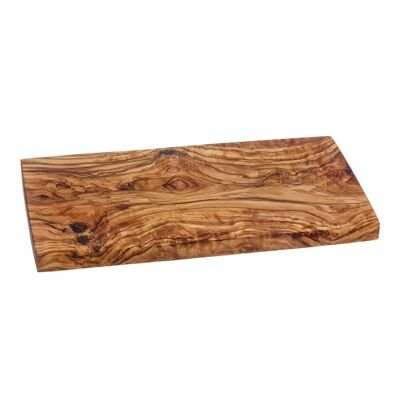 Tabla de cortar / servir rectangular de madera de olivo