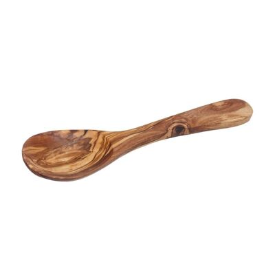 Cucchiaio piccolo per condimento in legno d'ulivo