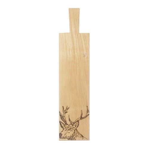 Long Stag Oak Serving Paddle