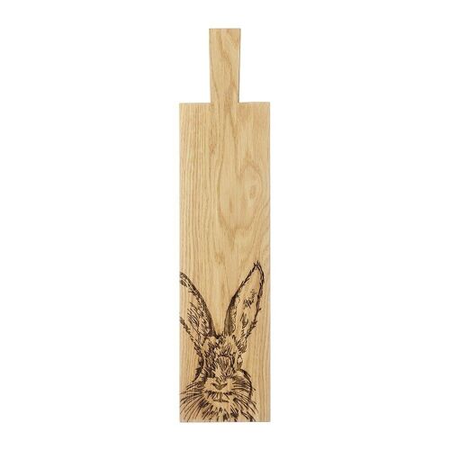 Long Hare Oak Serving Paddle