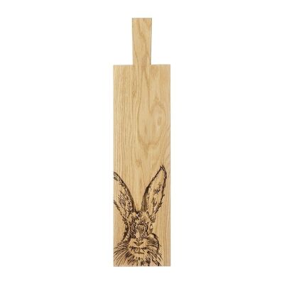 Paleta para servir de roble Long Hare
