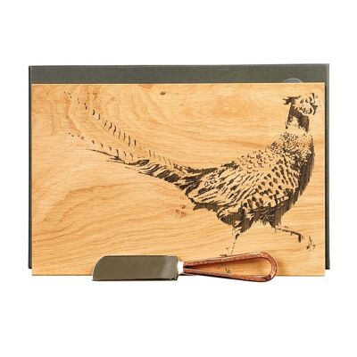 Pheasant Cheese Board & Knife Set