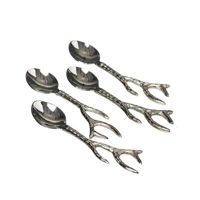 4 Antler Spoons