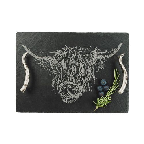 Medium Highland Cow Serving Tray - Belly Band