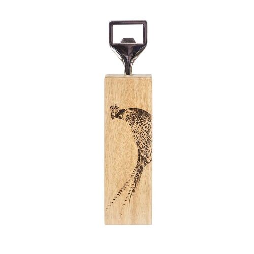 Pheasant Oak Bottle Opener