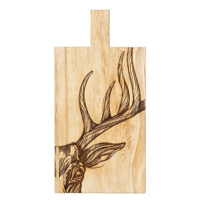 Scandi Stag Large Oak Serving Paddle