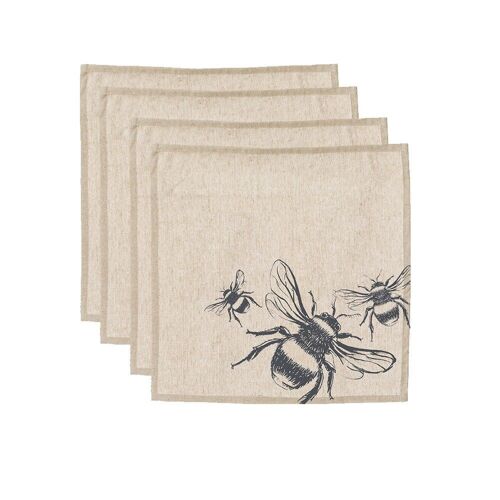 4 Bee Linen Napkins