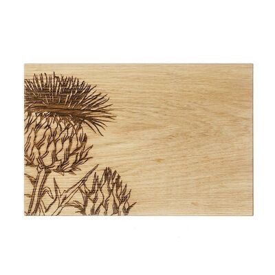 Contemporary Thistle Serving Board 30cm