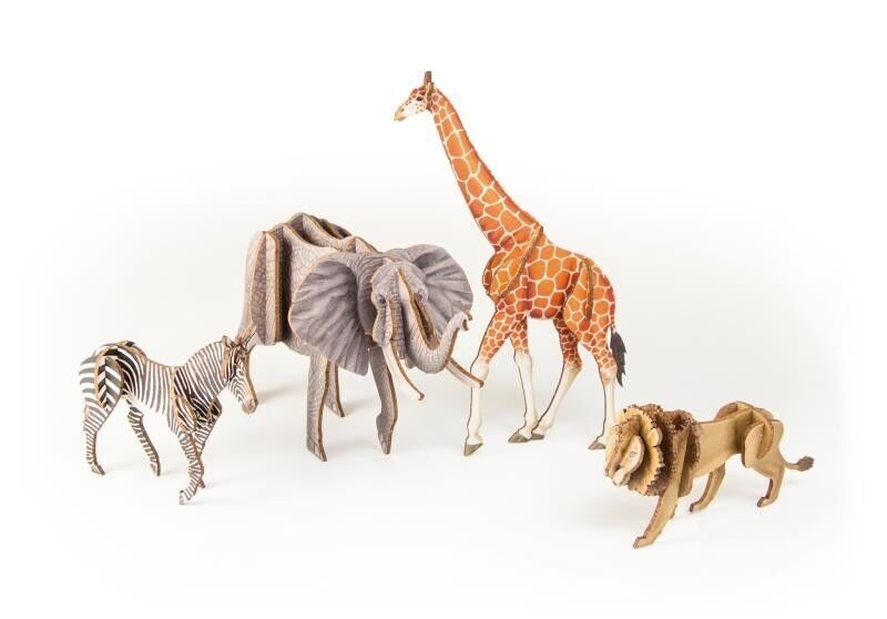 3D handicraft set "African animals"
