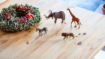 Set de bricolage 3D "Animaux d'Afrique" 3