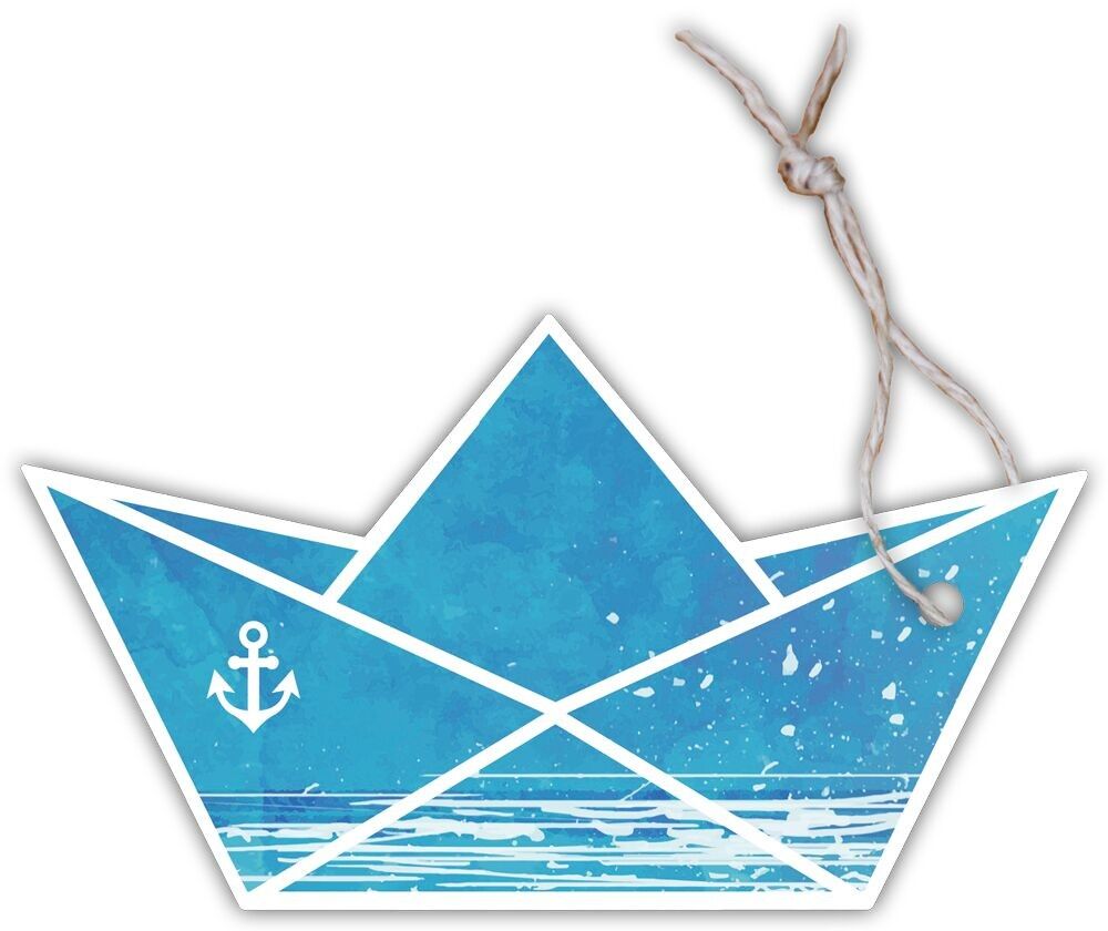Geschenkanhänger Boot