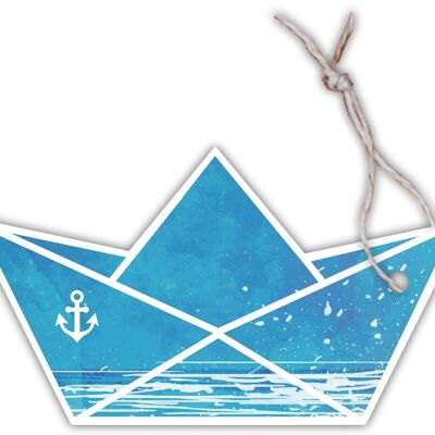 Boat gift tag