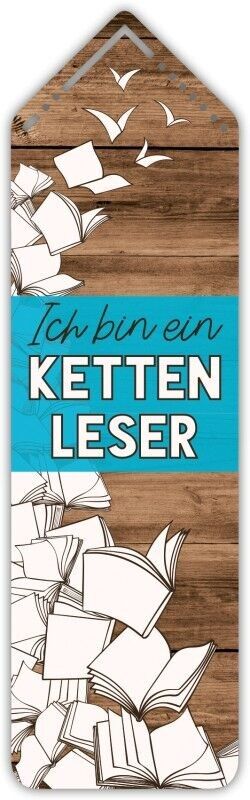 Segnalibro "Sono un lettore a catena"