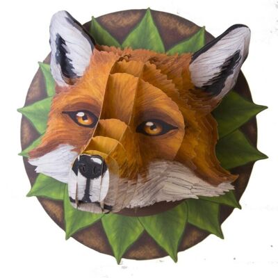 3D animal head "fox"