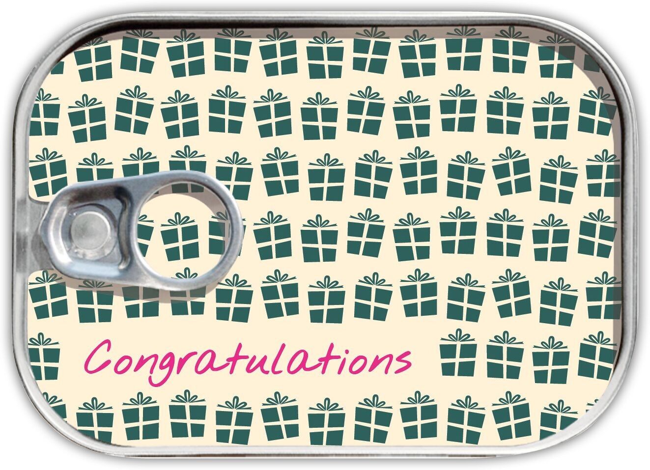 Dosenpost "Congratulations"