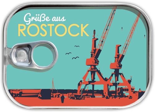 Dosenpost Krane - Grüße aus Rostock