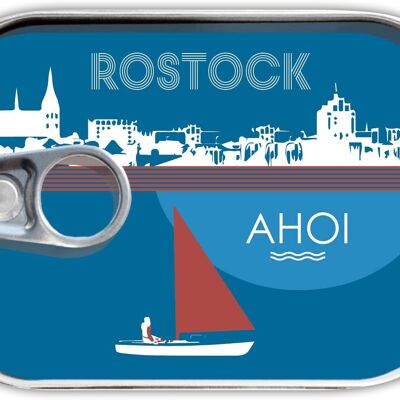 Vista de la ciudad en una lata - Rostock Ahoy