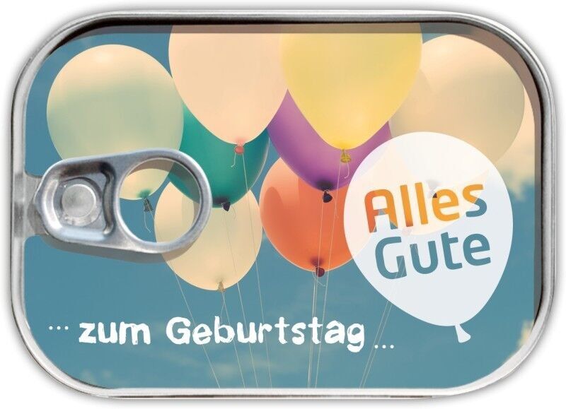 Dosenpost "Alles Gute zum Geburtstag"