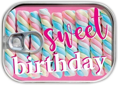 Dosenpost "sweet Birthday"