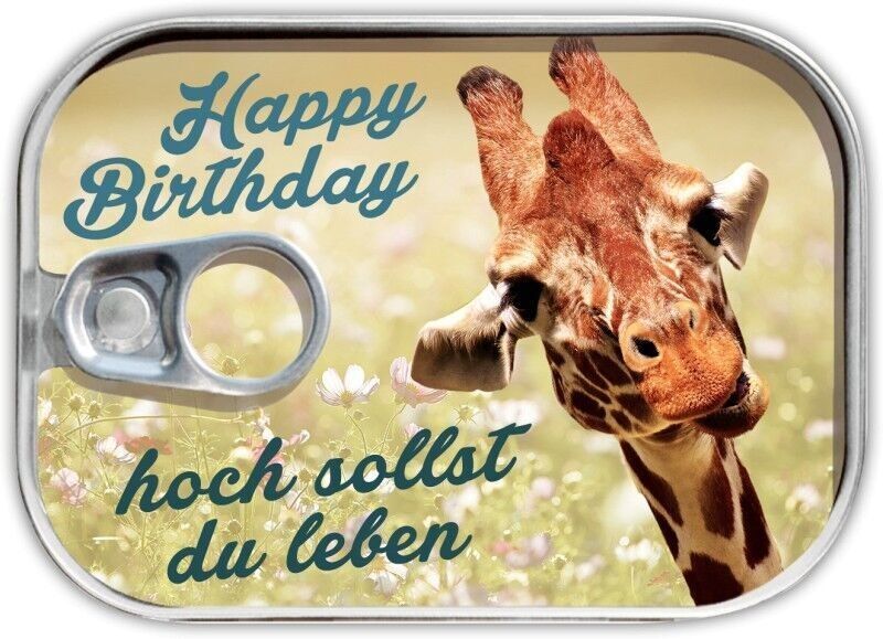 Dosenpost "Happy Birthday - Hoch sollst du leben"