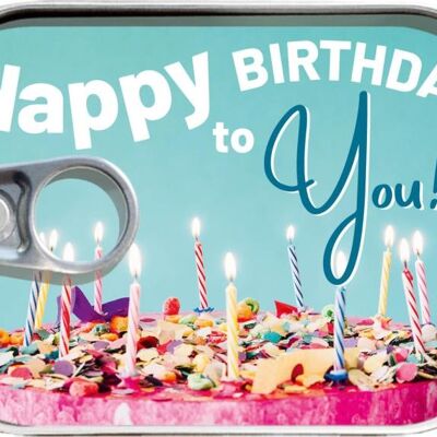 Puede enviar por correo "¡Feliz cumpleaños a ti!"