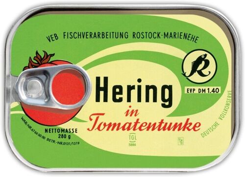 Dosenpost "Hering in Tomatentunke"