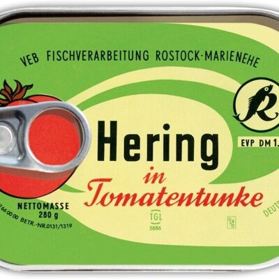 Dosenpost "Hering in Tomatentunke"