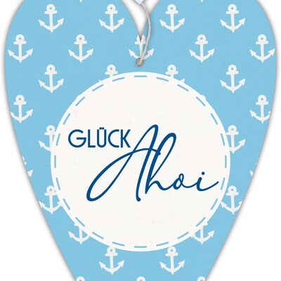 Tarjeta de corazón nuestro Finn "luck ahoy"
