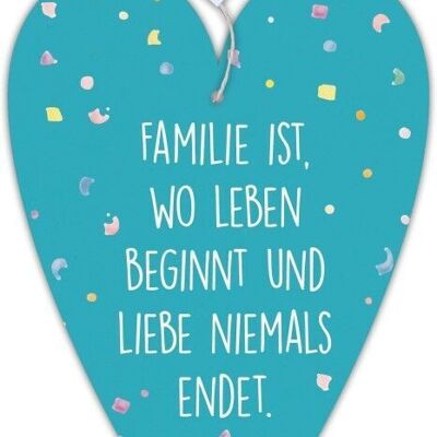 Herzkarte unser Finne "Familie …"