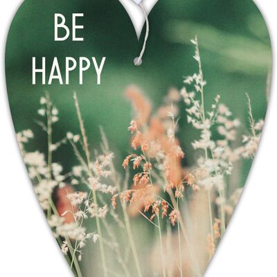 Heart card our Finn "Be Happy"