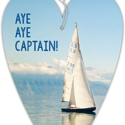 Heart card our Finn "Aye Aye Capitain"