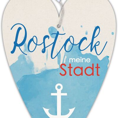 Heart card our Finn Rostock my city