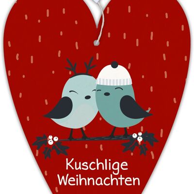 Herzkarte unser Finne "Kuschlige Weihnachten"