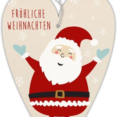 Herzkarte unser Finne "Fröhliche Weihnachten"