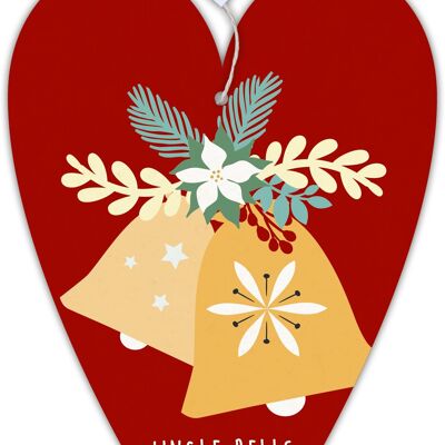 Carte coeur notre Finlandais "Jingle Bells"