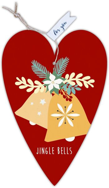 Carte coeur notre Finlandais "Jingle Bells" 1