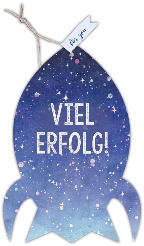 Formkarte unser Finne "Viel Erfolg"