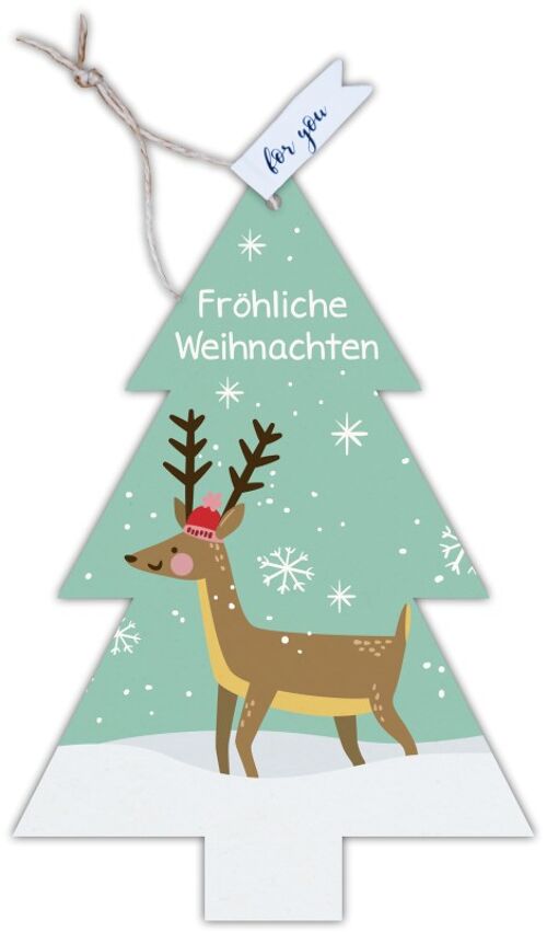 Formkarte unser Finne "Fröhliche Weihnachten"