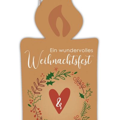 Formkarte unser Finne "Ein wundervolles Weihnachtsfest"