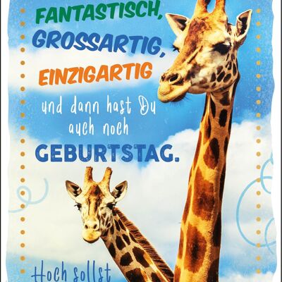 Postkarte Happy Words "Du bist..."