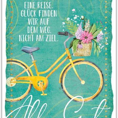 Postkarte Happy Words "Alles Gute..."