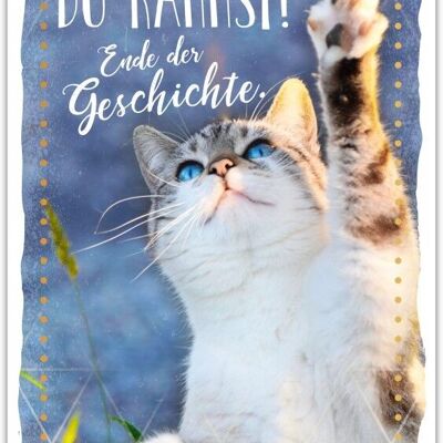 Postkarte Happy Words"Du kannst! Ender der Geschichte"