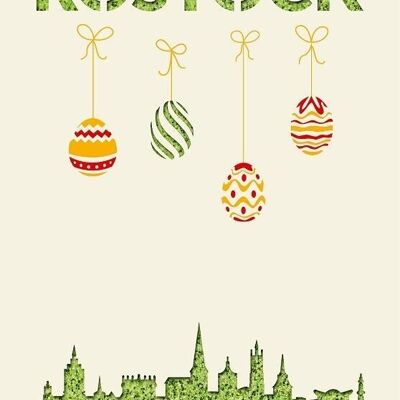 Greeting card paper deluxe Rostock Easter