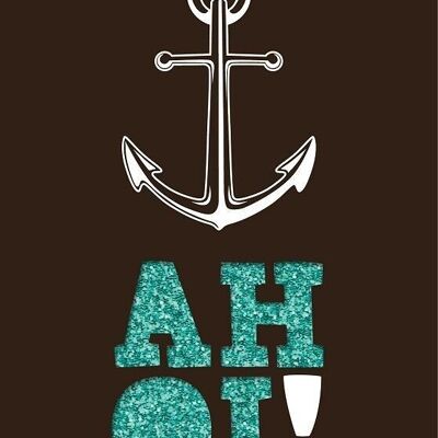 Biglietto di auguri in carta deluxe Ahoy - Anchor