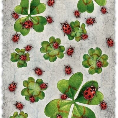 Tarjeta de felicitación Romántica "Ladybug"