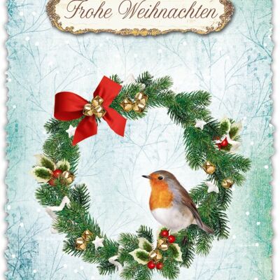 Romantique Christmas greeting card