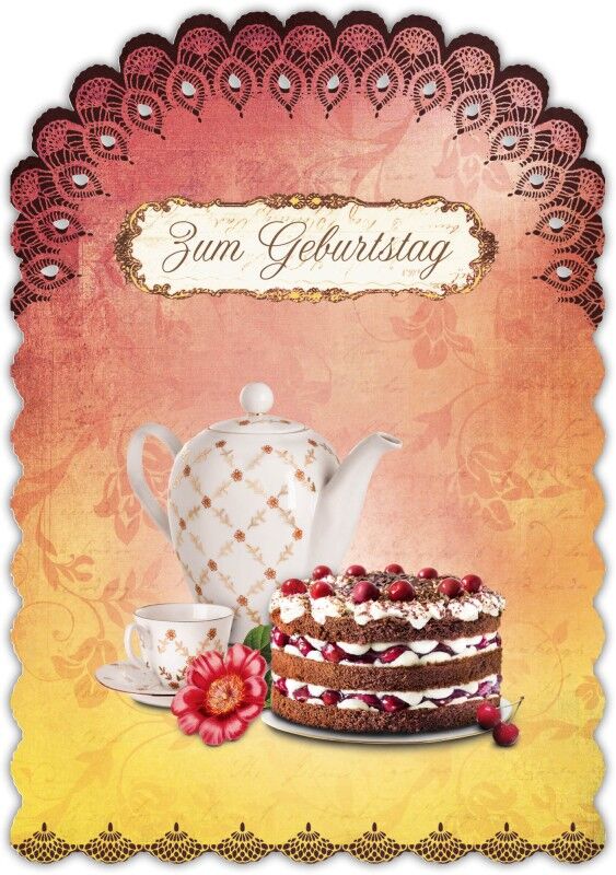 Carte de voeux anniversaire romantique